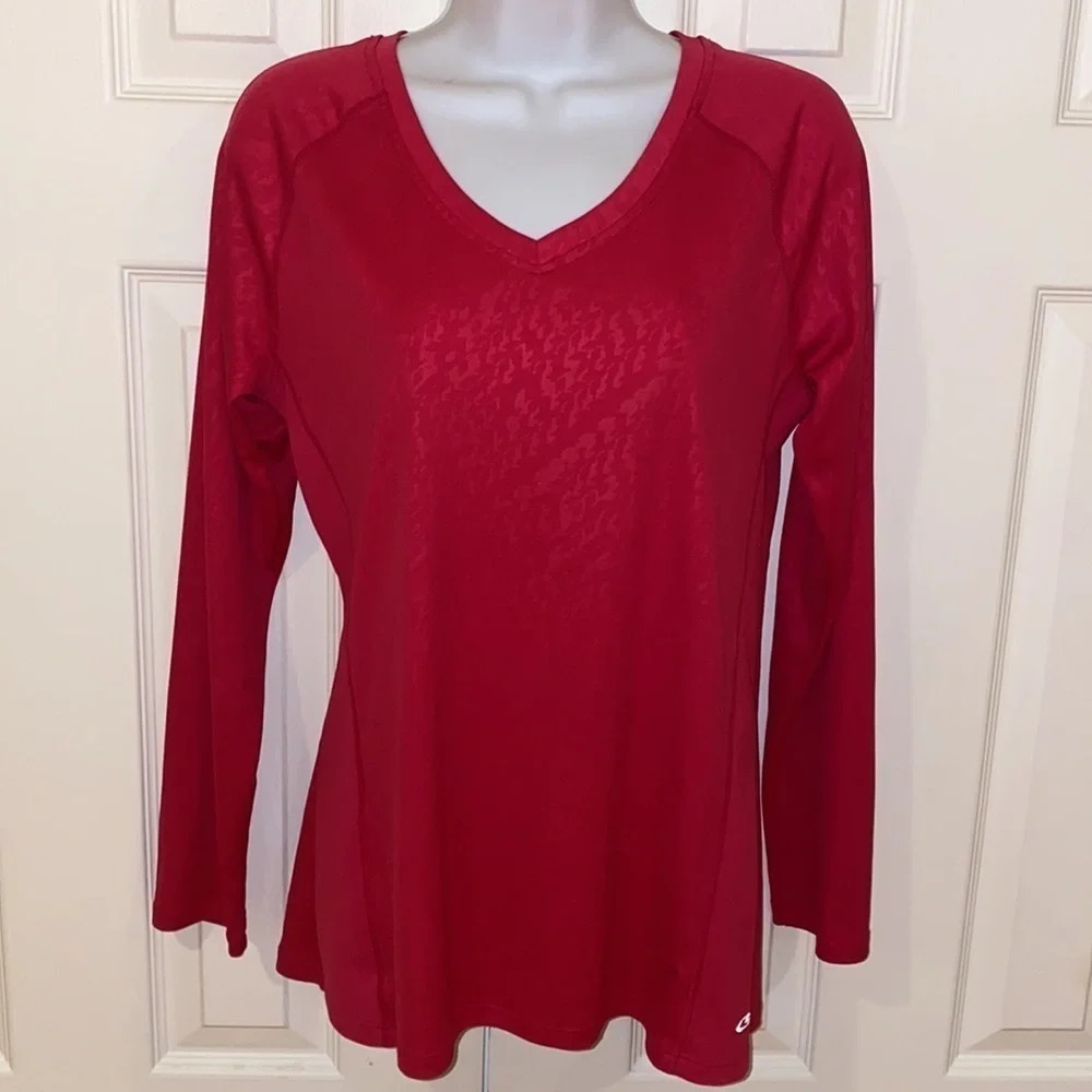 Champion longsleeved athletic textured yoga top